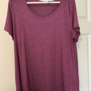 Heathered raspberry LuLaRoe Classic T